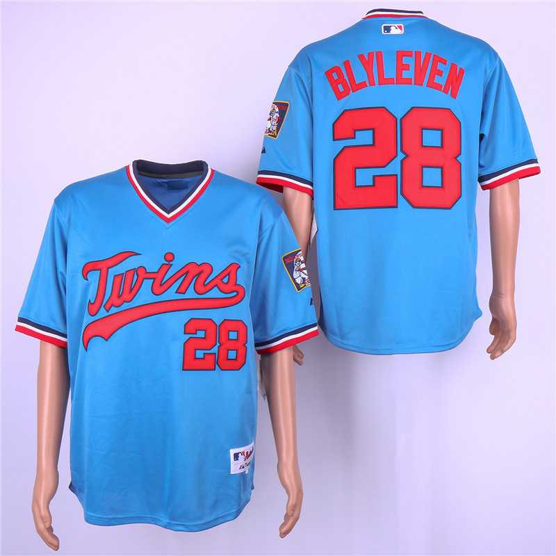 Twins 28 Bert Blyleven Blue Turn Back The Clock Jersey Dzhi,We sell and wholesale Twins 28 Bert Blyleven Blue Turn Back The Clock Jersey Dzhi on line form chian!
